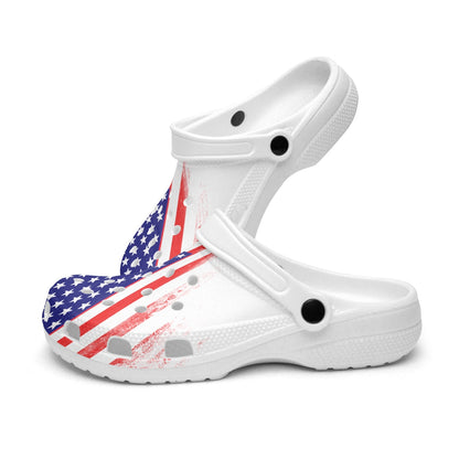 USA White Base Clogs