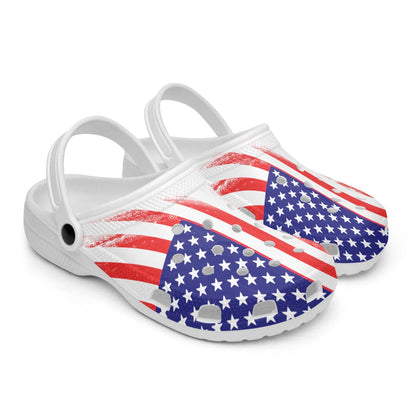 USA White Base Clogs