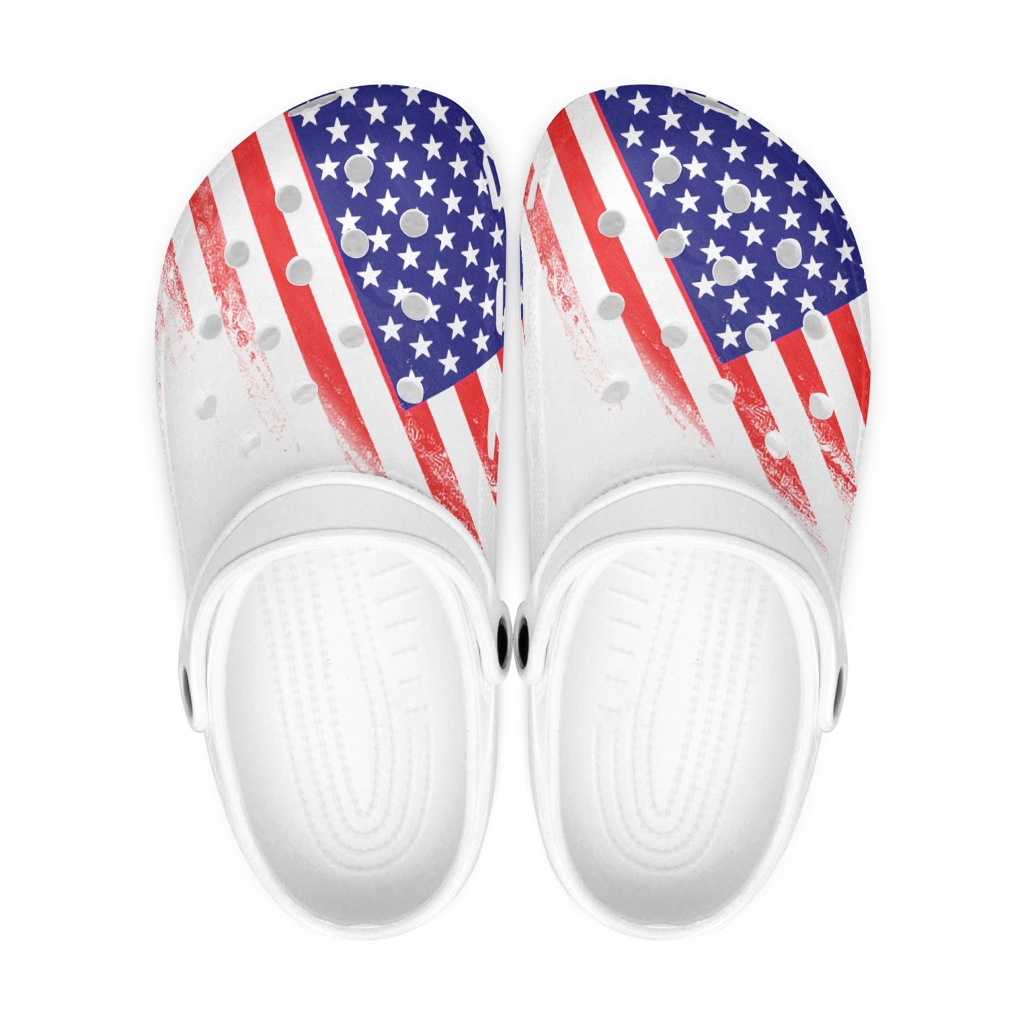 USA White Base Clogs