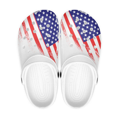 USA White Base Clogs